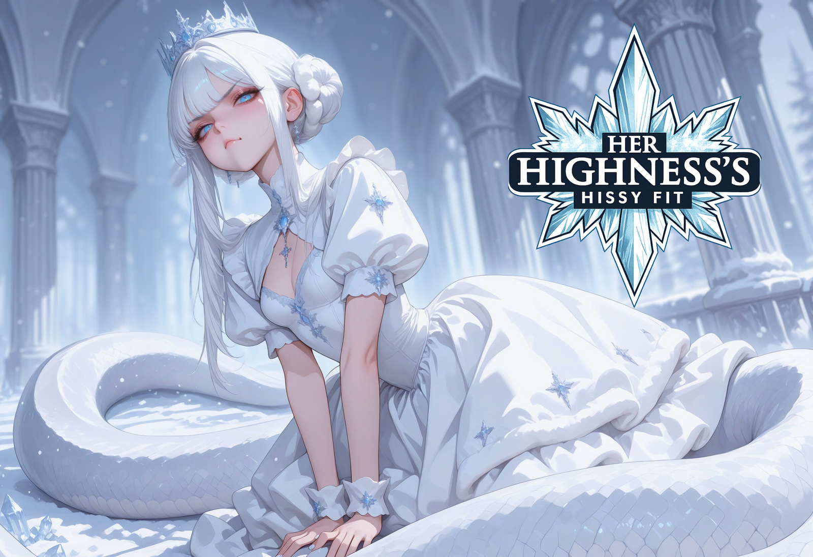 Cover art for Her Highness’s Hissy Fit (IS🎭), a fantasy scenario on AI Dungeon