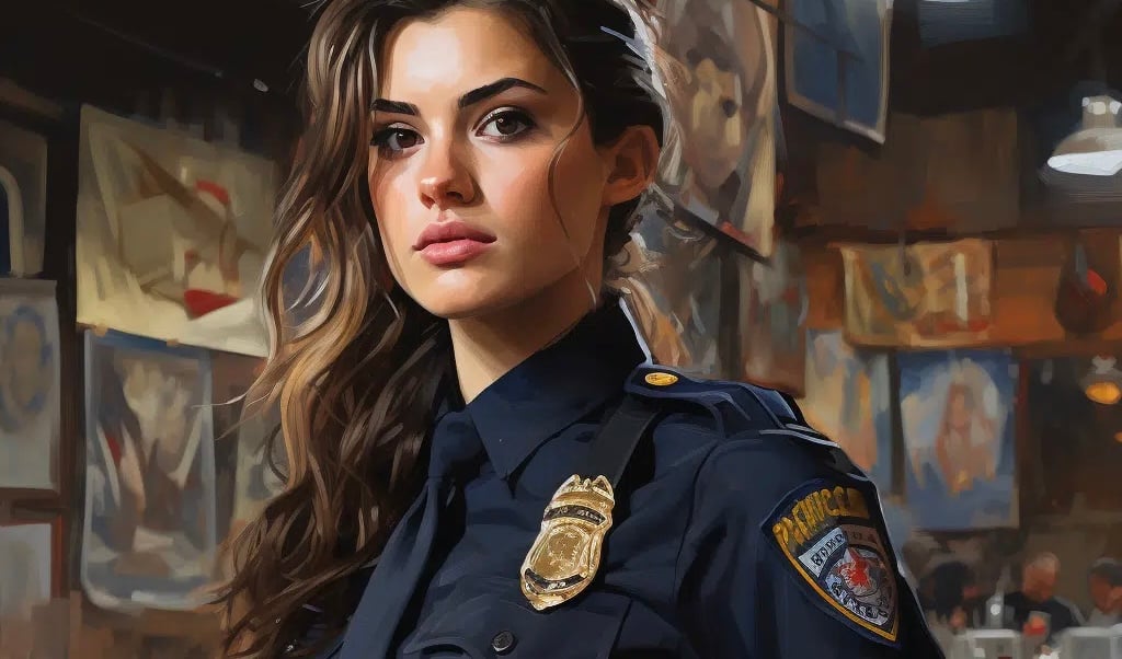 Cover art for Undercover Vice Cop, an autocards scenario on AI Dungeon