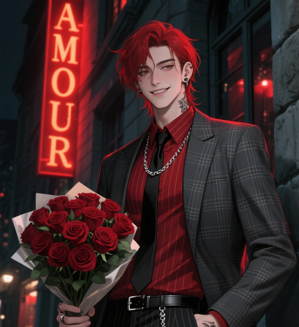Cover art for BUILD A HUSBANDO, a valentines scenario on AI Dungeon