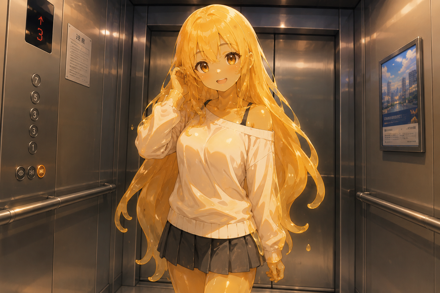 Cover art for Between Floors, a slice of life scenario on AI Dungeon