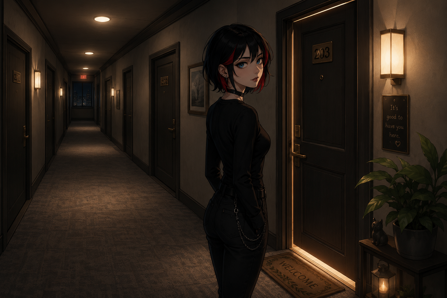 Cover art for Apartment 203, a slice of life scenario on AI Dungeon