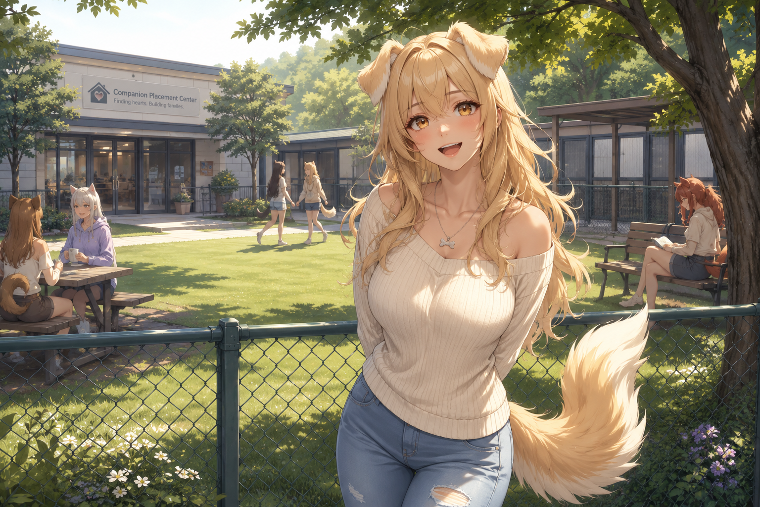 Cover art for A Companion Named Bailey, a slice of life scenario on AI Dungeon