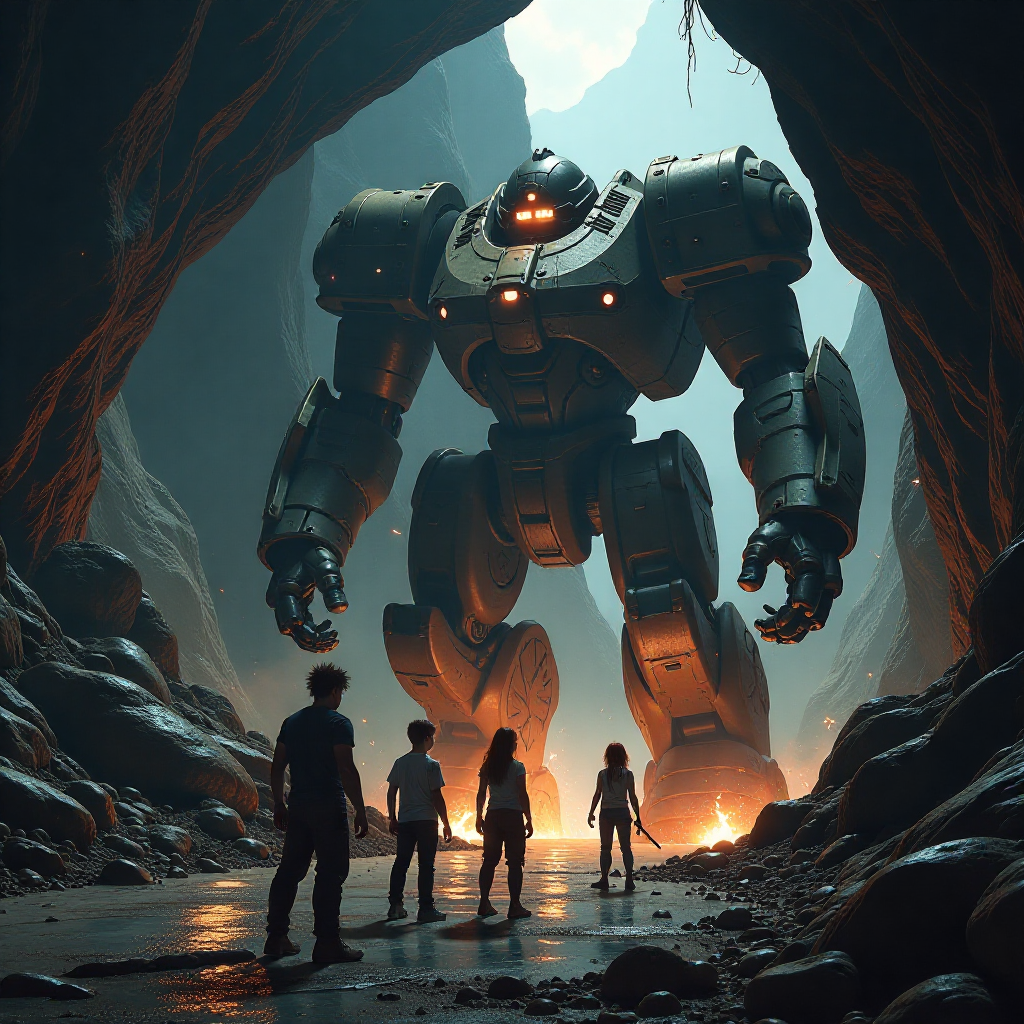 Cover art for The Secrets of Mountain Haven, a post apocalyptic scenario on AI Dungeon