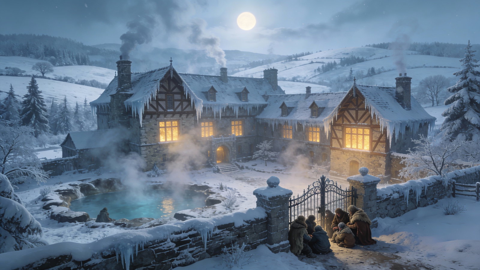 Cover art for Cold comfort, an adventure scenario on AI Dungeon