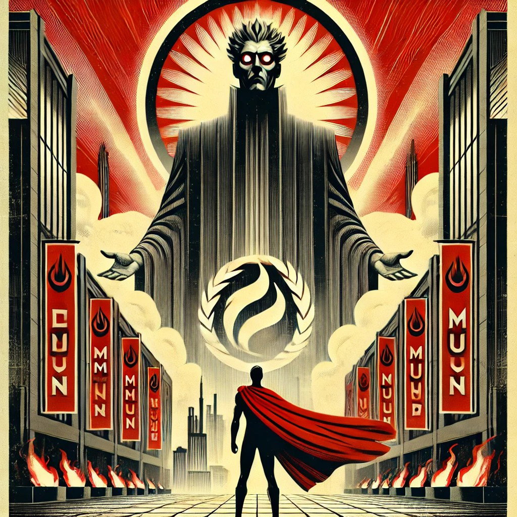 Cover art for Heroes?, a superhero scenario on AI Dungeon