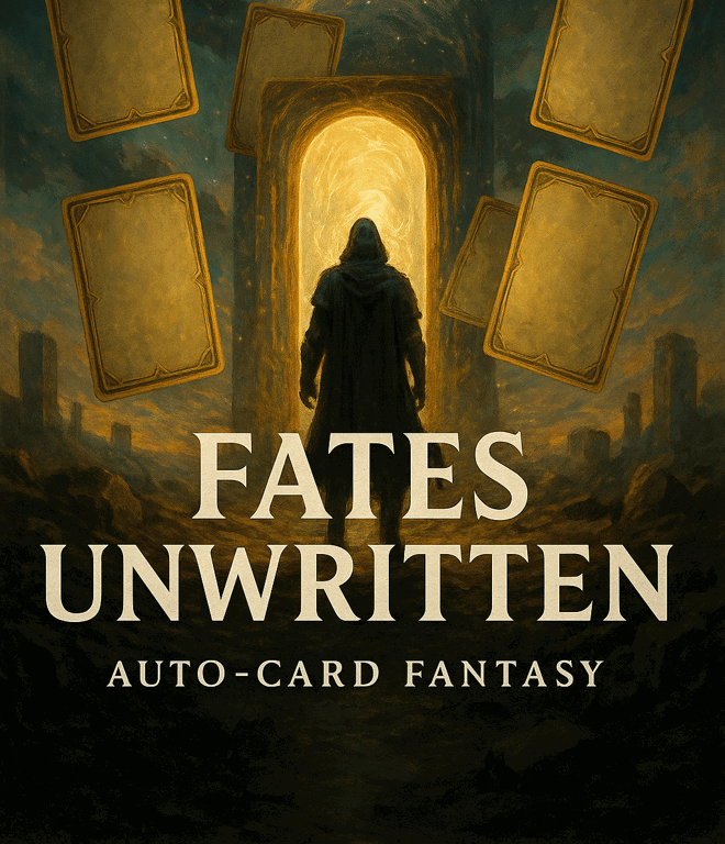 Cover art for Fate's Unwritten (D&D), a fantasy scenario on AI Dungeon