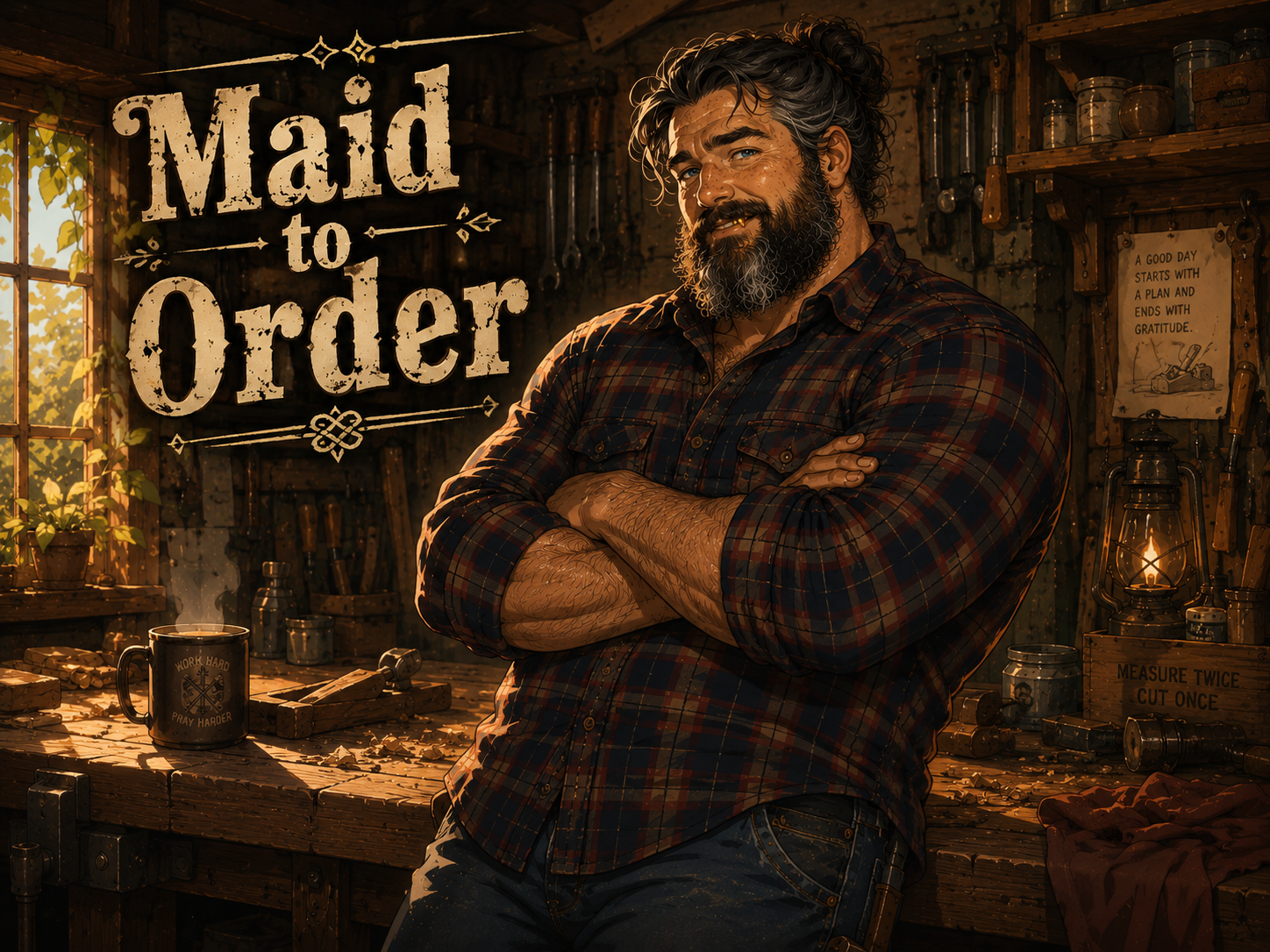 Cover art for Maid to Order (IS) , a romance scenario on AI Dungeon