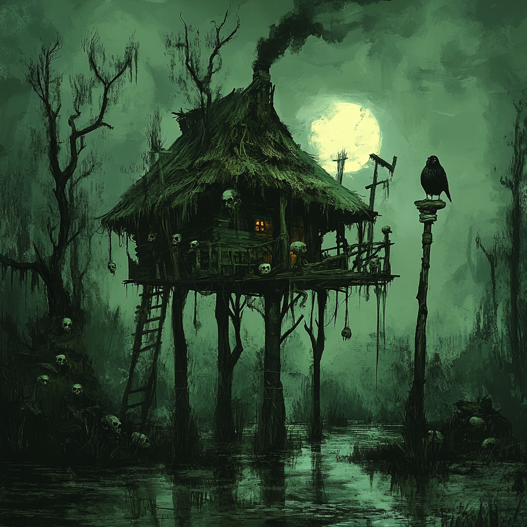 Cover art for Drempwood Darkness (Teen), a rpg fantasy horror scenario on AI Dungeon