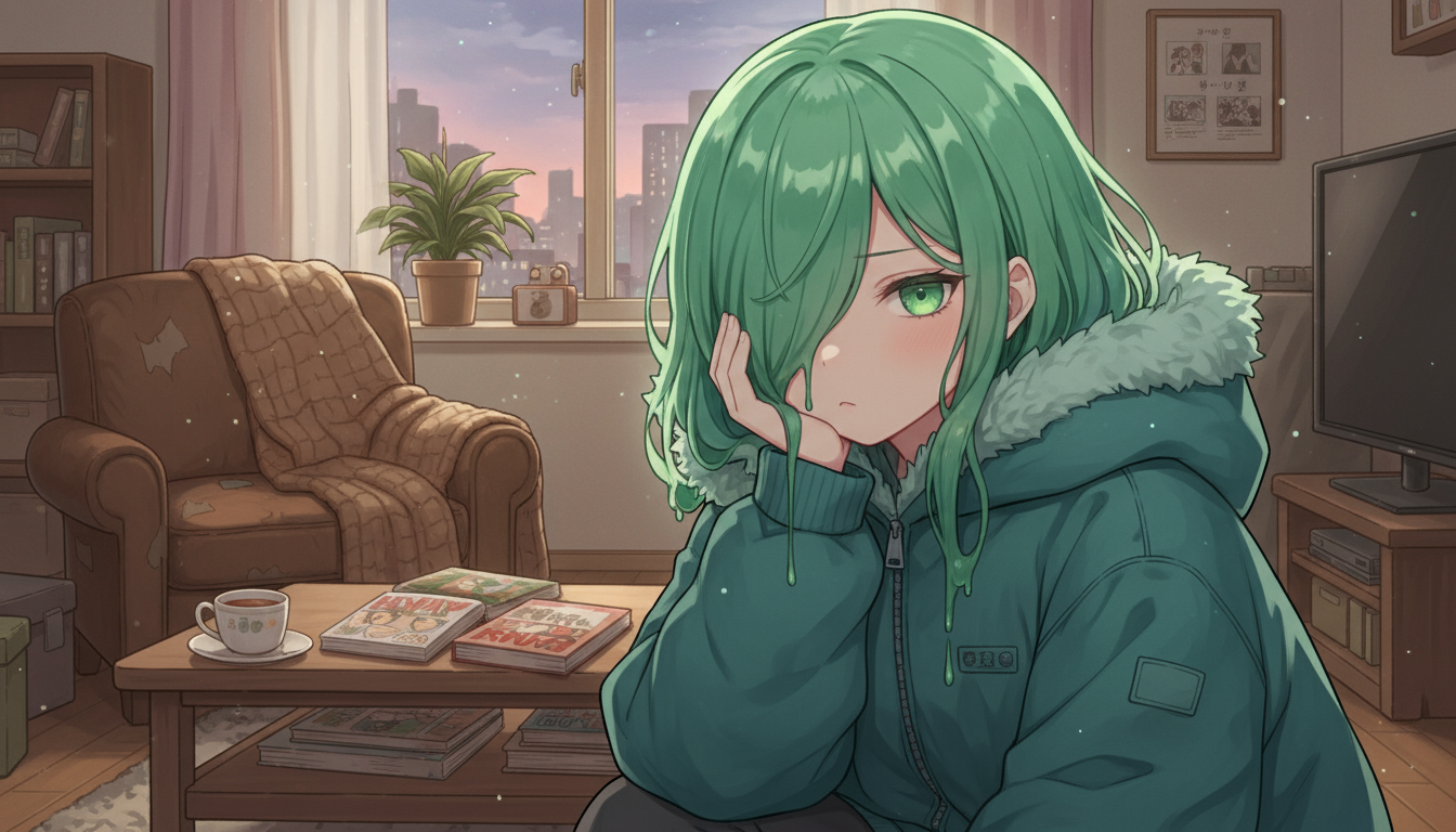 Cover art for My monster roommate 🍵, a monster scenario on AI Dungeon
