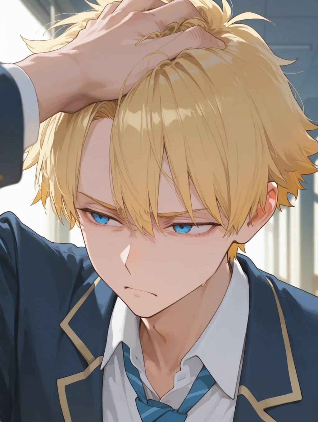 Cover art for (MALE ver.) How do you get so much attention �, a school scenario on AI Dungeon