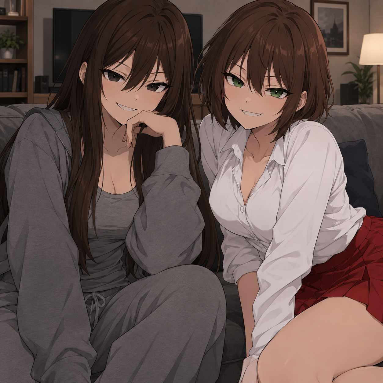 Cover art for Mom iiiiiisn't home 🤭, a sister scenario on AI Dungeon