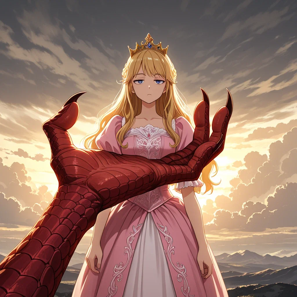 Cover art for Save the princess! (that's you 🫵😂), a dragons scenario on AI Dungeon