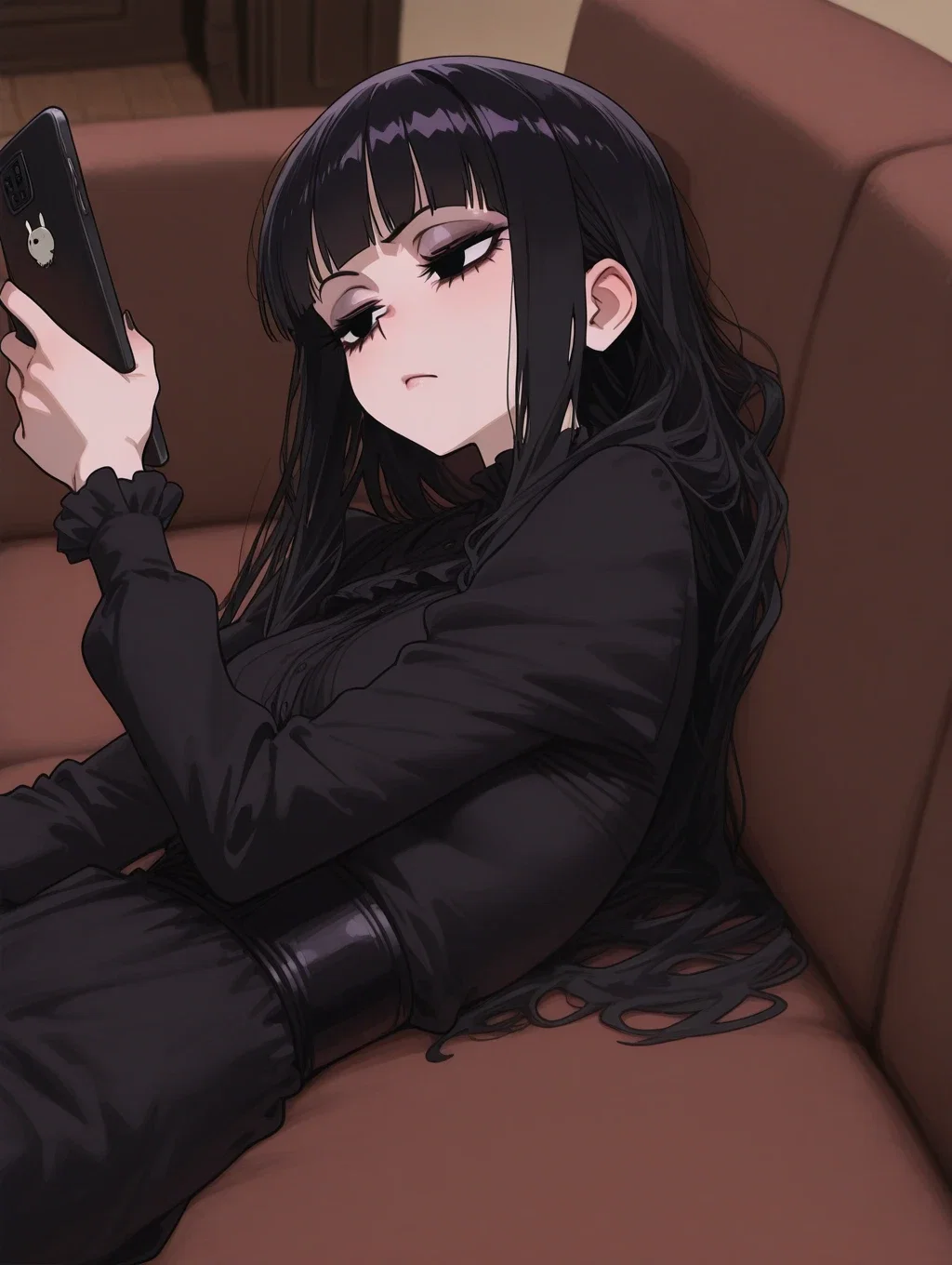 Cover art for so tedious 😒, a goth scenario on AI Dungeon