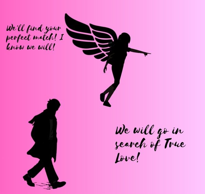 Cover art for In search of true love! 💘, a cupid scenario on AI Dungeon