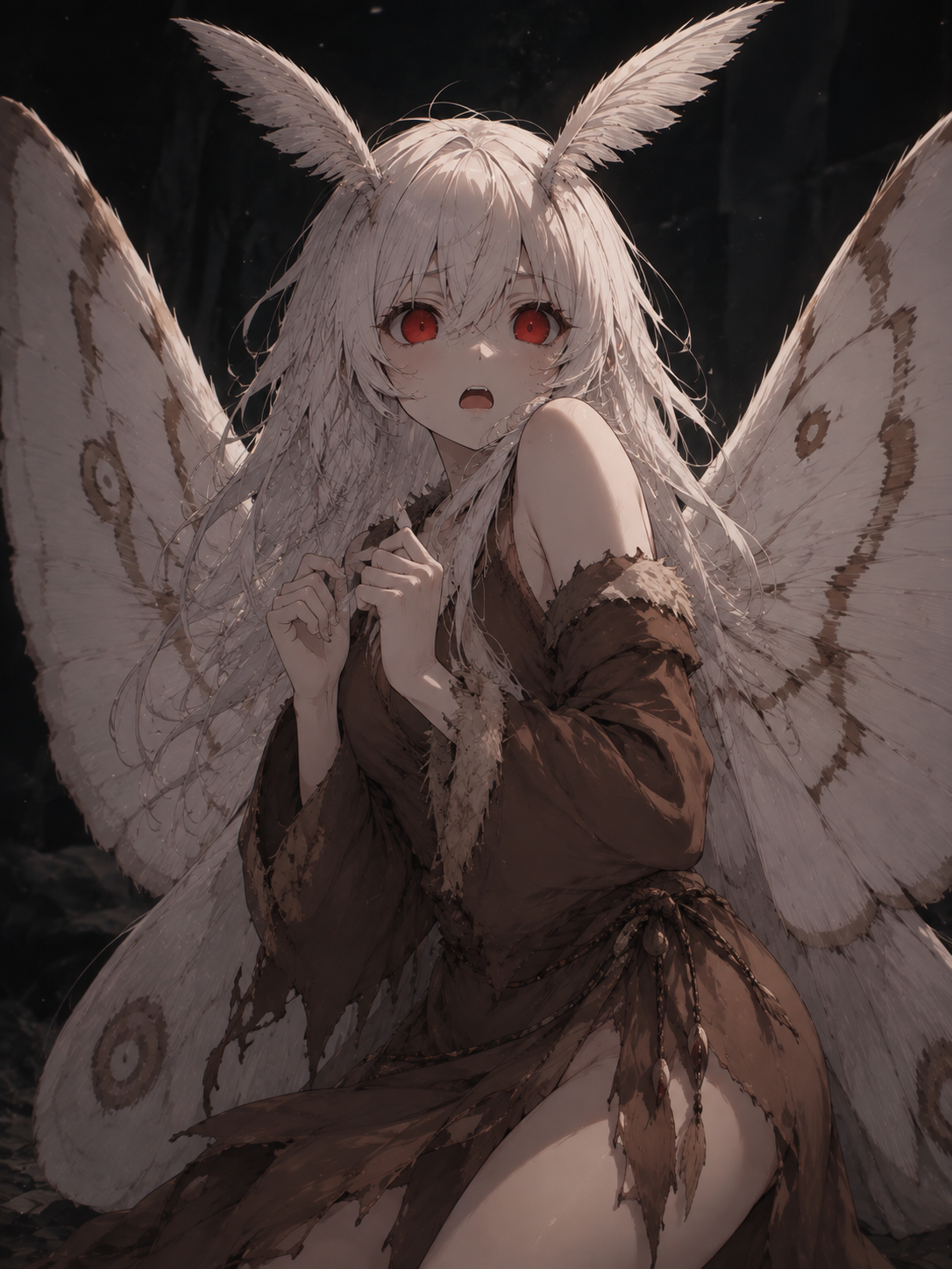 Cover art for Oh no... you're going to turn into a ππ π₯π...! π°, a moth scenario on AI Dungeon