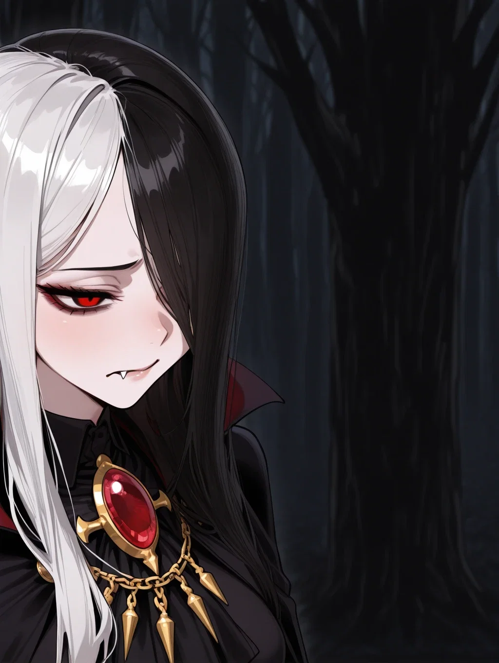 Cover art for Adopted by a vampire 🧛🏻♀️, a vampire scenario on AI Dungeon