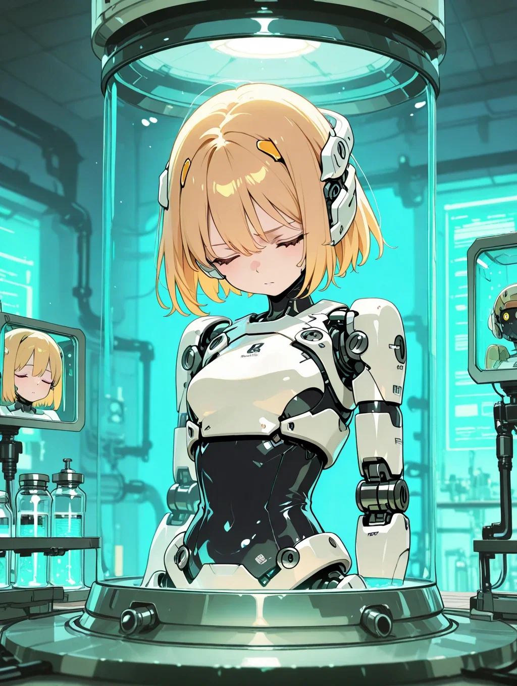 Cover art for <π.πΈ.πΉ.π>, a labs scenario on AI Dungeon