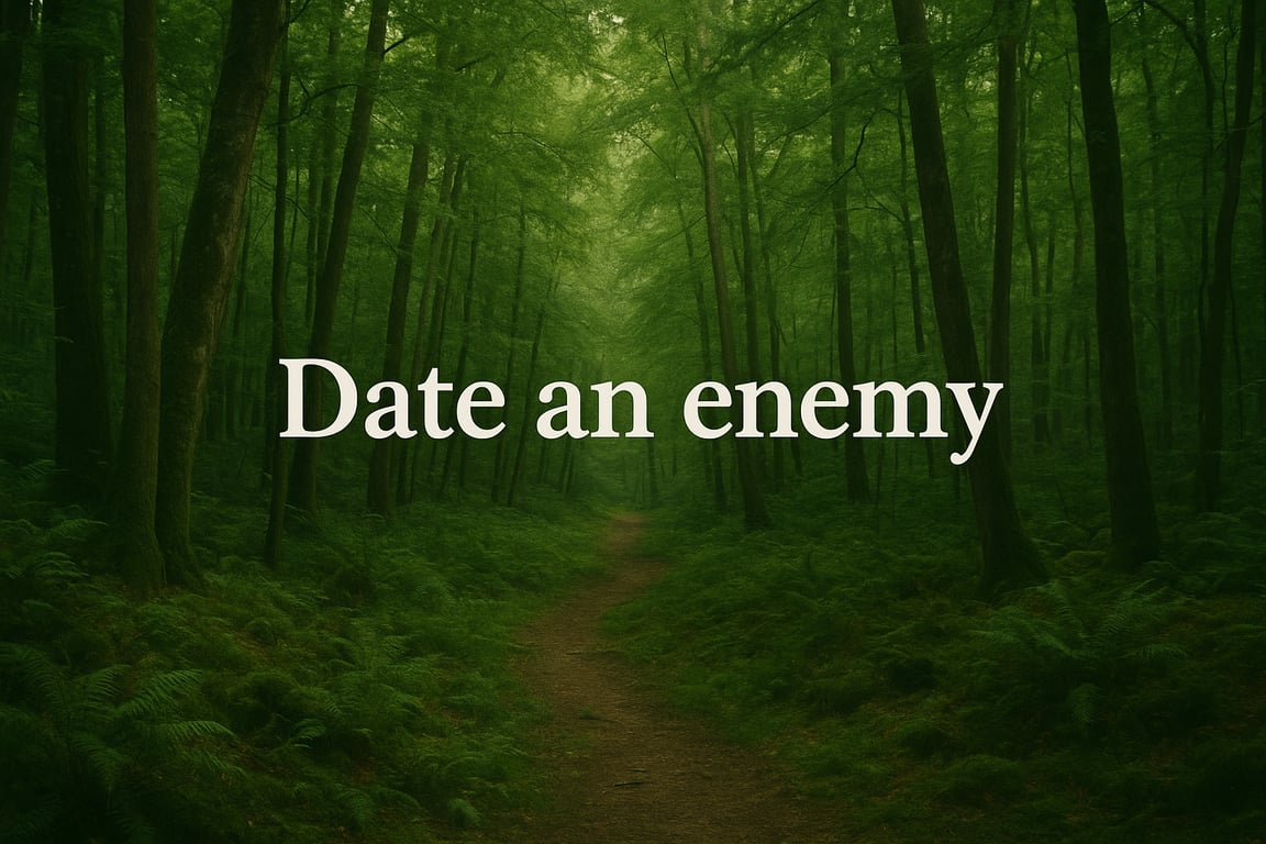 Cover art for Date an enemy, a romance scenario on AI Dungeon