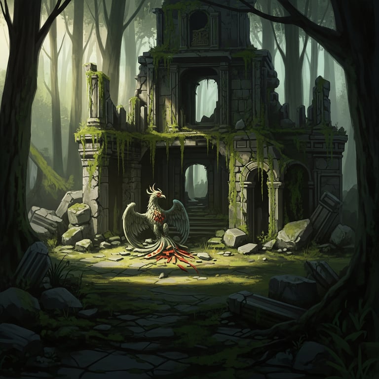Cover art for The Crossing , a magic scenario on AI Dungeon