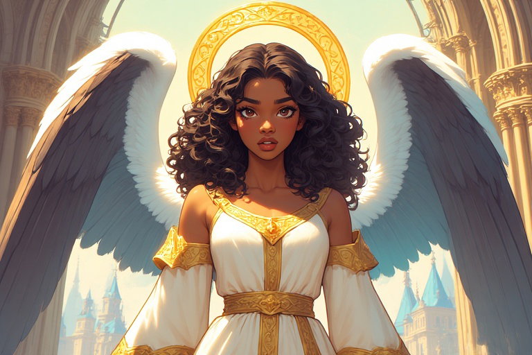 Cover art for Holy She-nanigans!, a gender bender scenario on AI Dungeon
