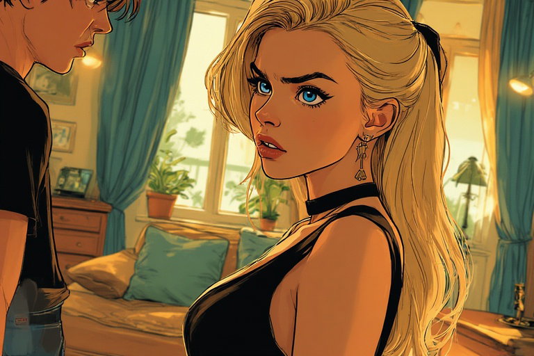 Cover art for Prom-Night Swap-Over, a prom night scenario on AI Dungeon