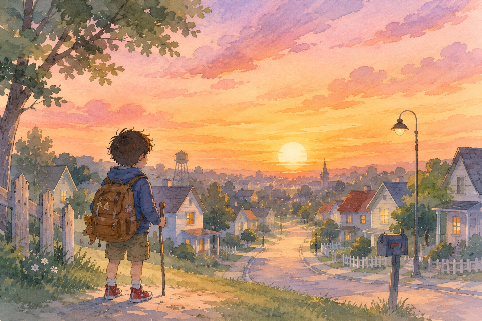 Cover art for The Long Way Home, an adventure scenario on AI Dungeon