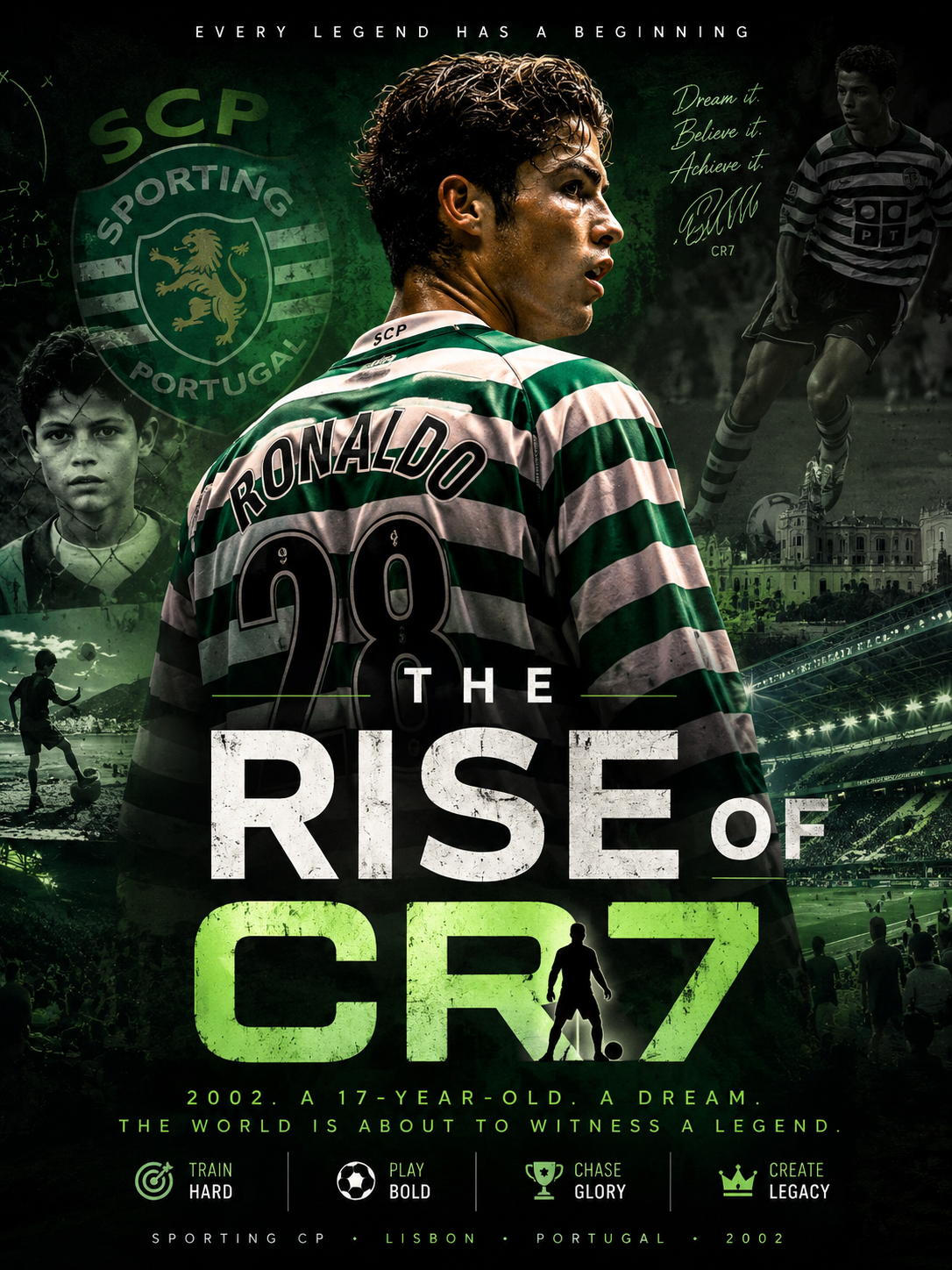 Cover art for THE RISE OF CR7, an action scenario on AI Dungeon