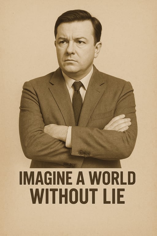Cover art for The World Without Lies, a fiction scenario on AI Dungeon