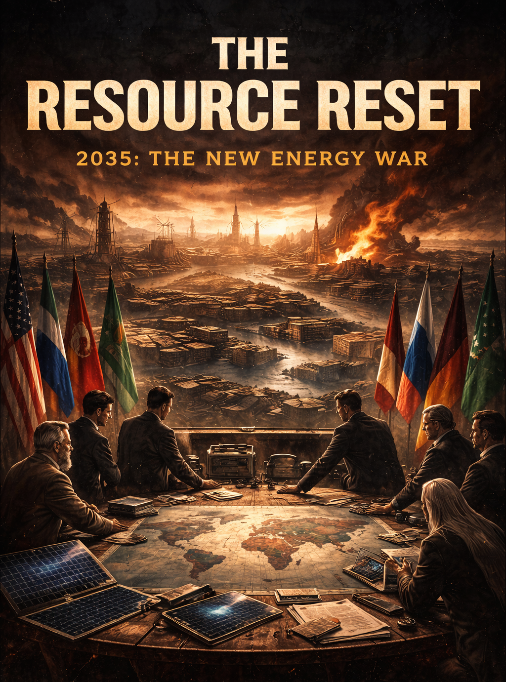 Cover art for The Resource Reset, an action scenario on AI Dungeon