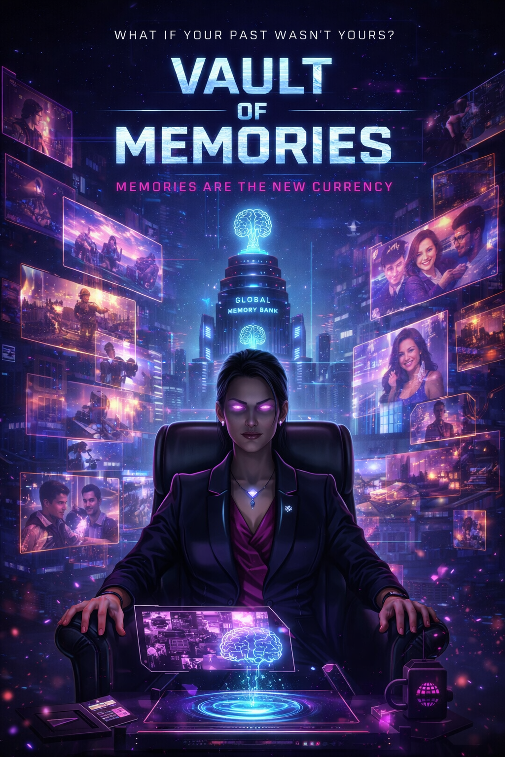 Cover art for Vault of Memories, an action scenario on AI Dungeon