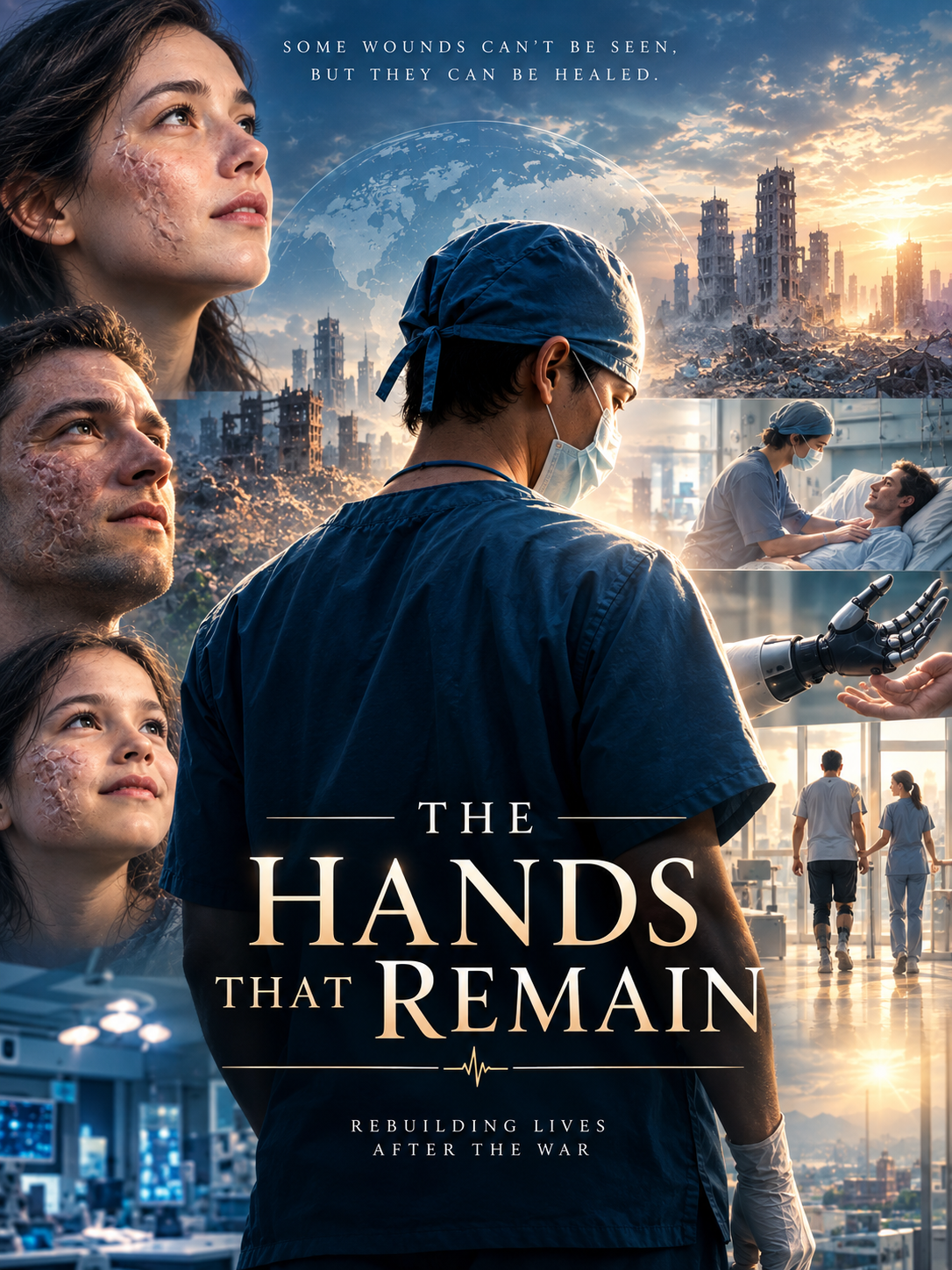 Cover art for THE HANDS THAT REMAIN, an action scenario on AI Dungeon