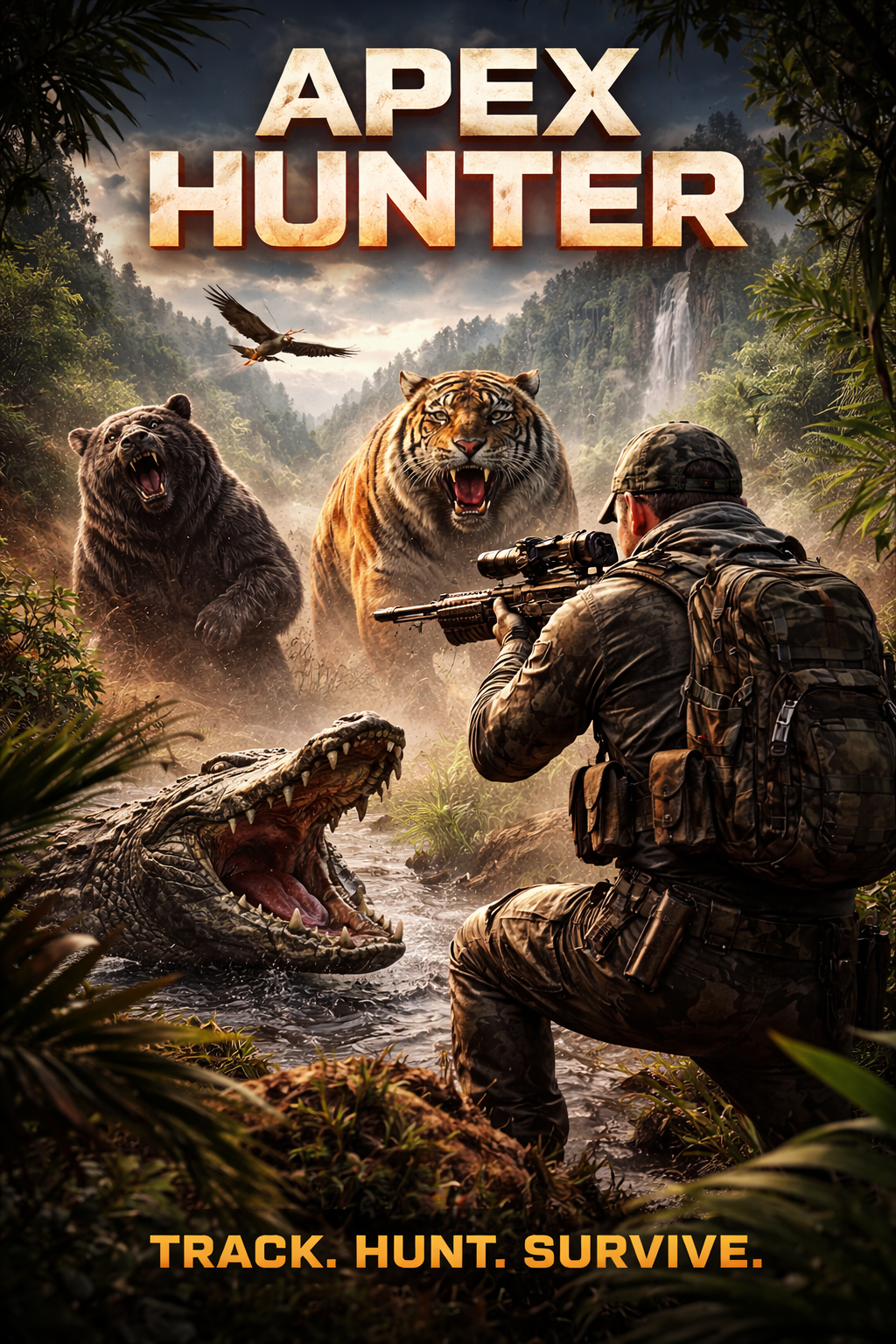 Cover art for Apex Hunter, an action scenario on AI Dungeon