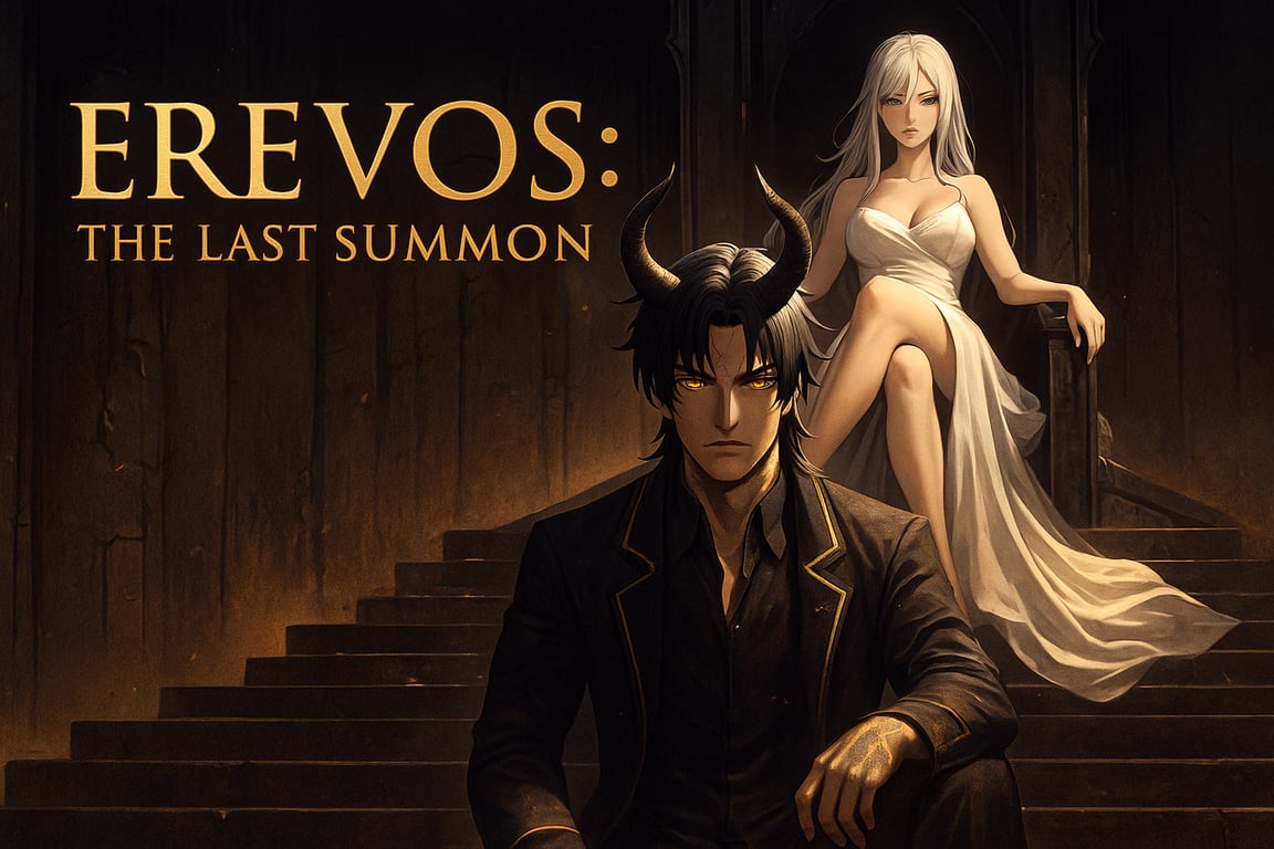 Cover art for Erevos: The Last Summon, a dark fantasy scenario on AI Dungeon