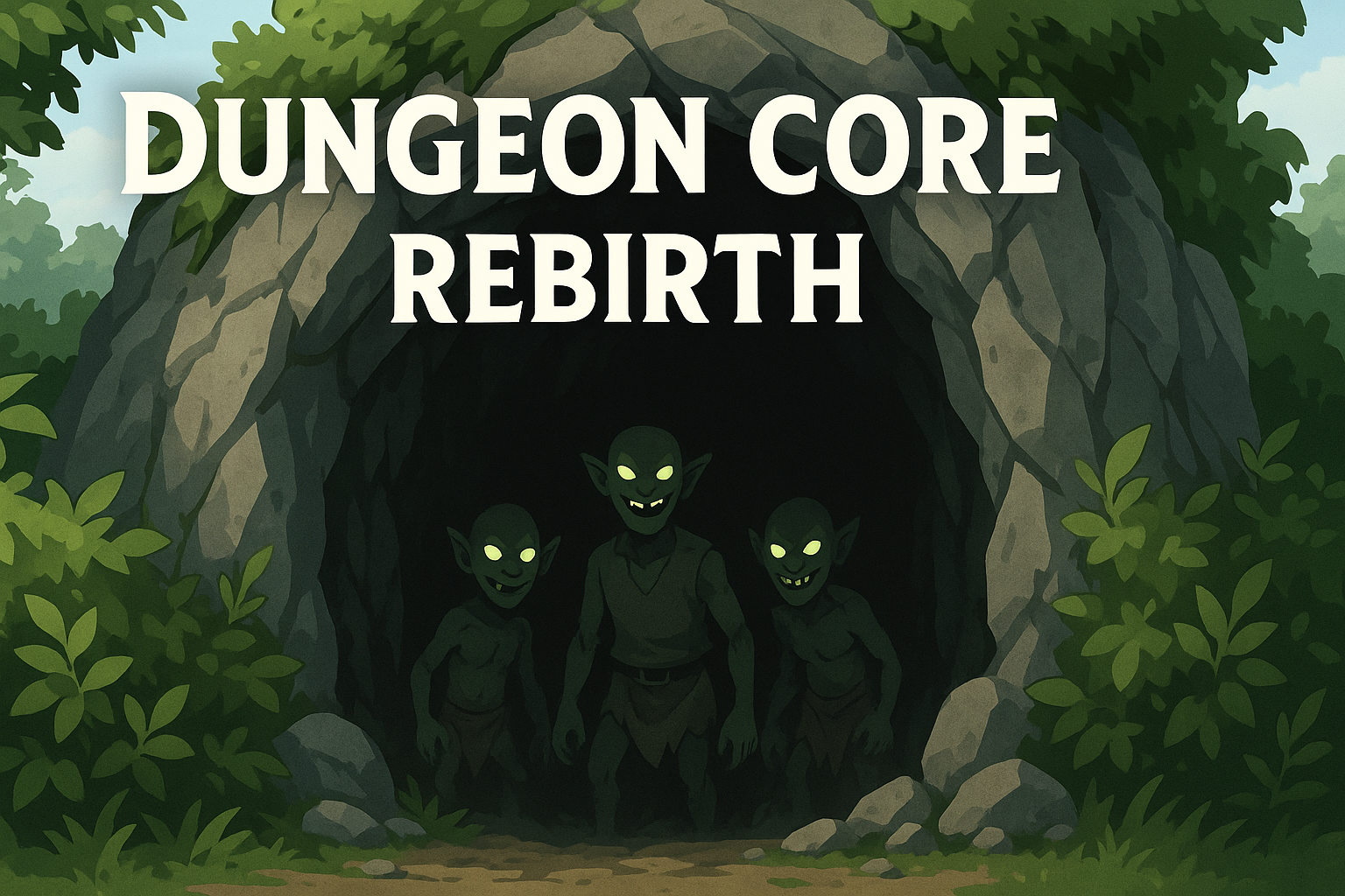 Cover art for Dungeon Core Rebirth, a rebirth scenario on AI Dungeon