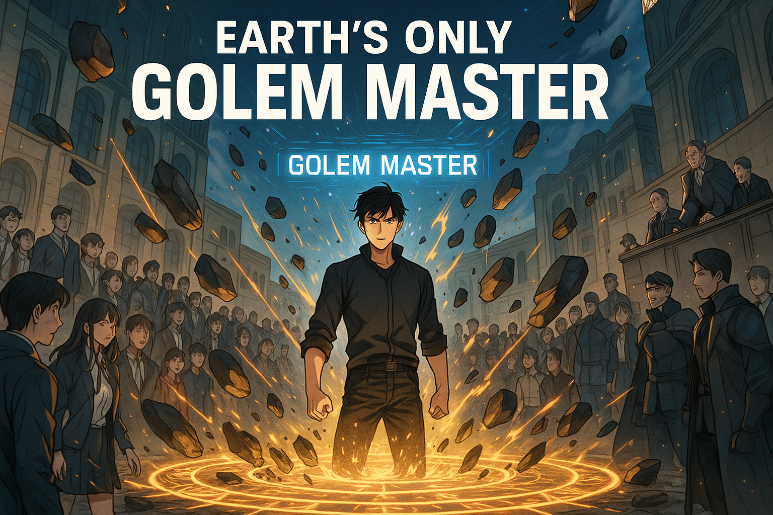 Cover art for Earth’s Only Golem Master, a fantasy scenario on AI Dungeon