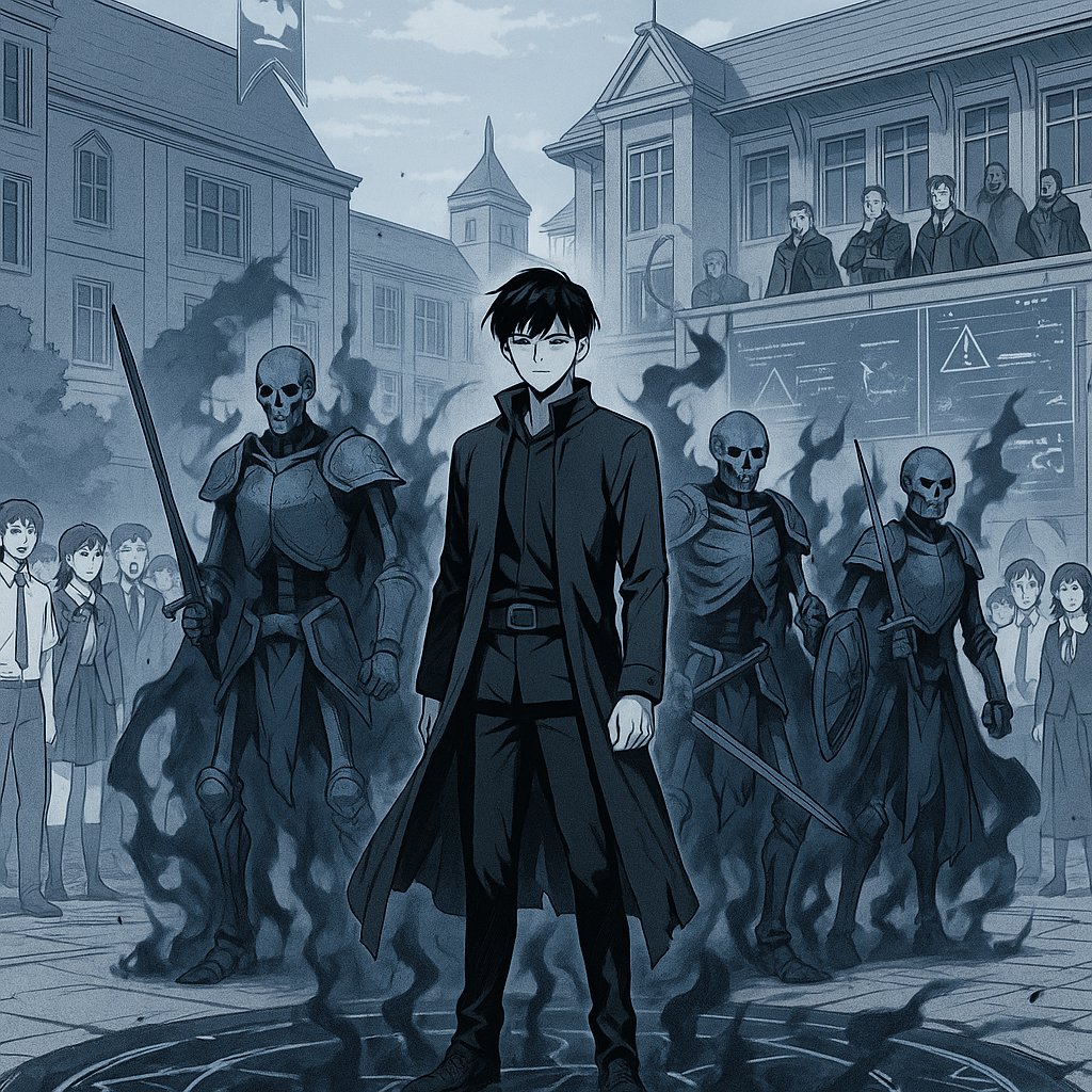 Cover art for Earth's Only Necromancer, a fantasy scenario on AI Dungeon