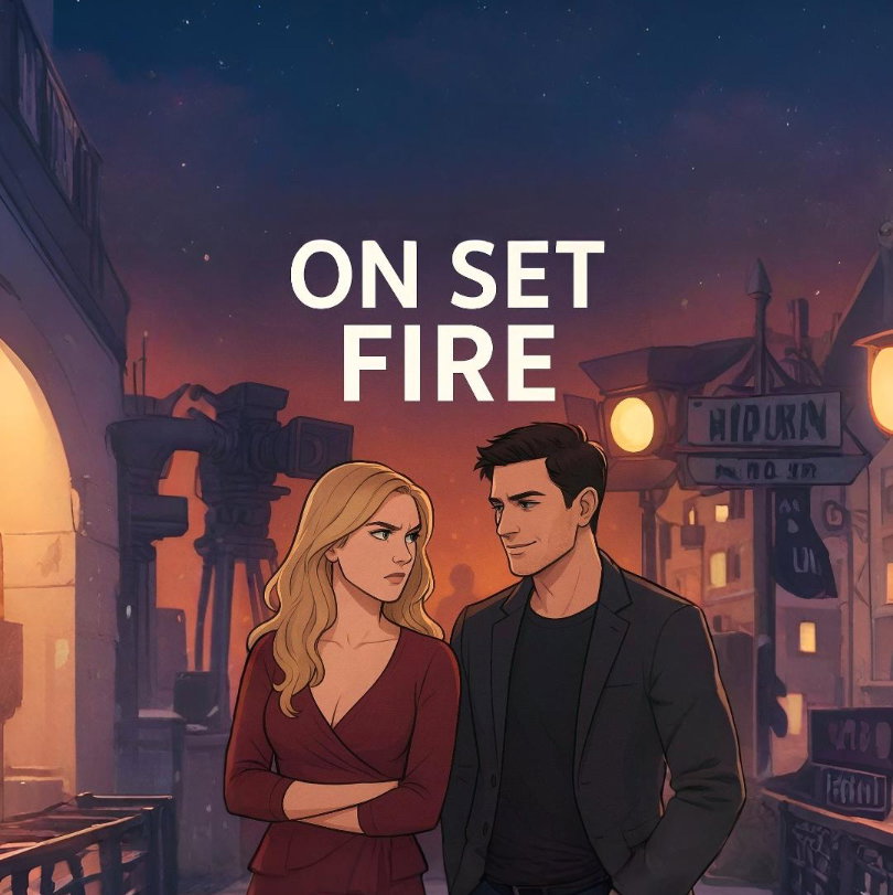Cover art for On Set Fire, a romance scenario on AI Dungeon