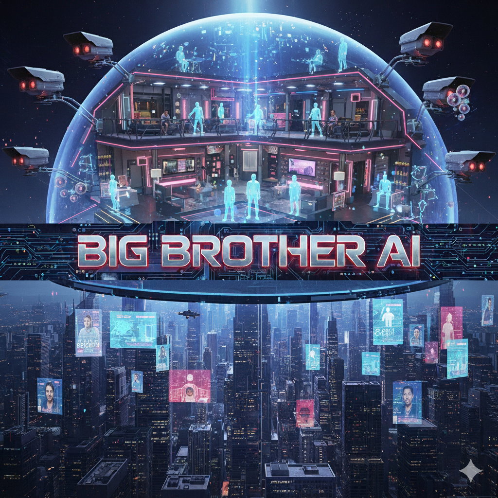 Cover art for Big Brother AI, a reality tv scenario on AI Dungeon