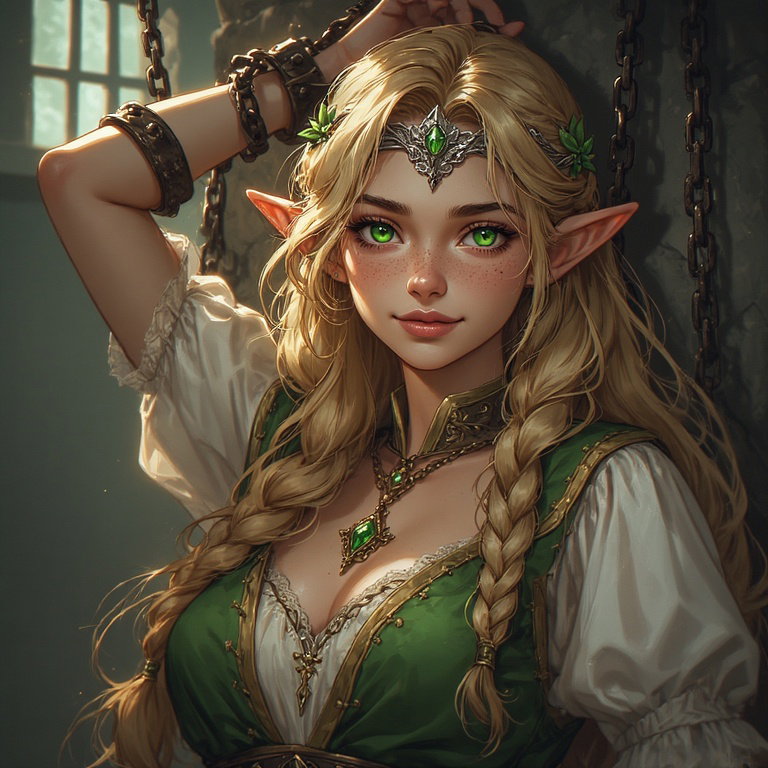 Cover art for The Princess and the Thief, an elderverse scenario on AI Dungeon