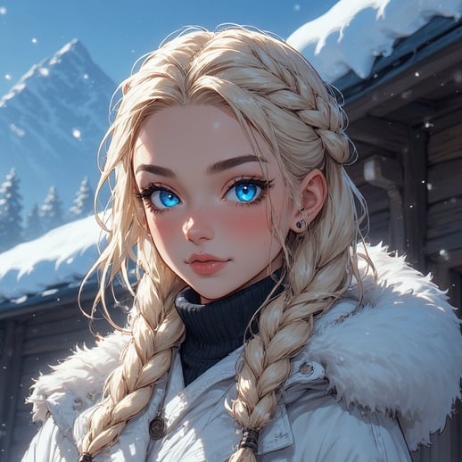 Cover art for WhiteOut, a romance scenario on AI Dungeon
