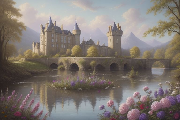 Cover art for Castle inheritance, a castle scenario on AI Dungeon