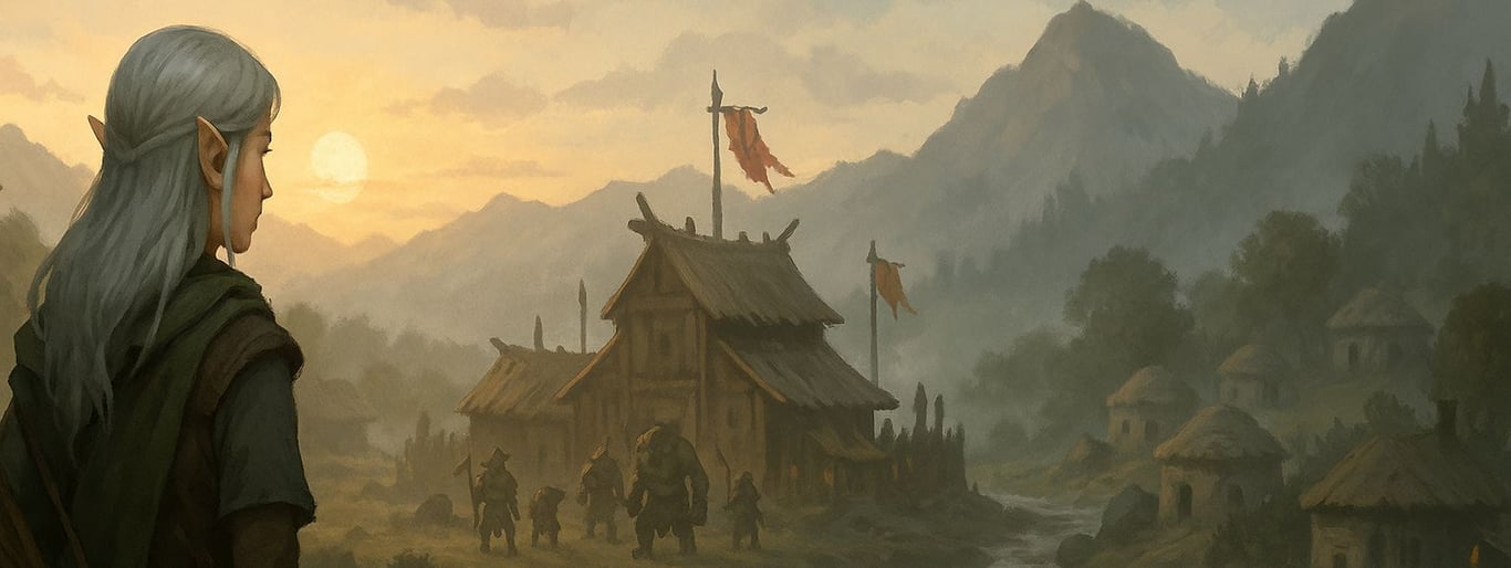 Cover art for Elf in a land of monsters, an elf scenario on AI Dungeon