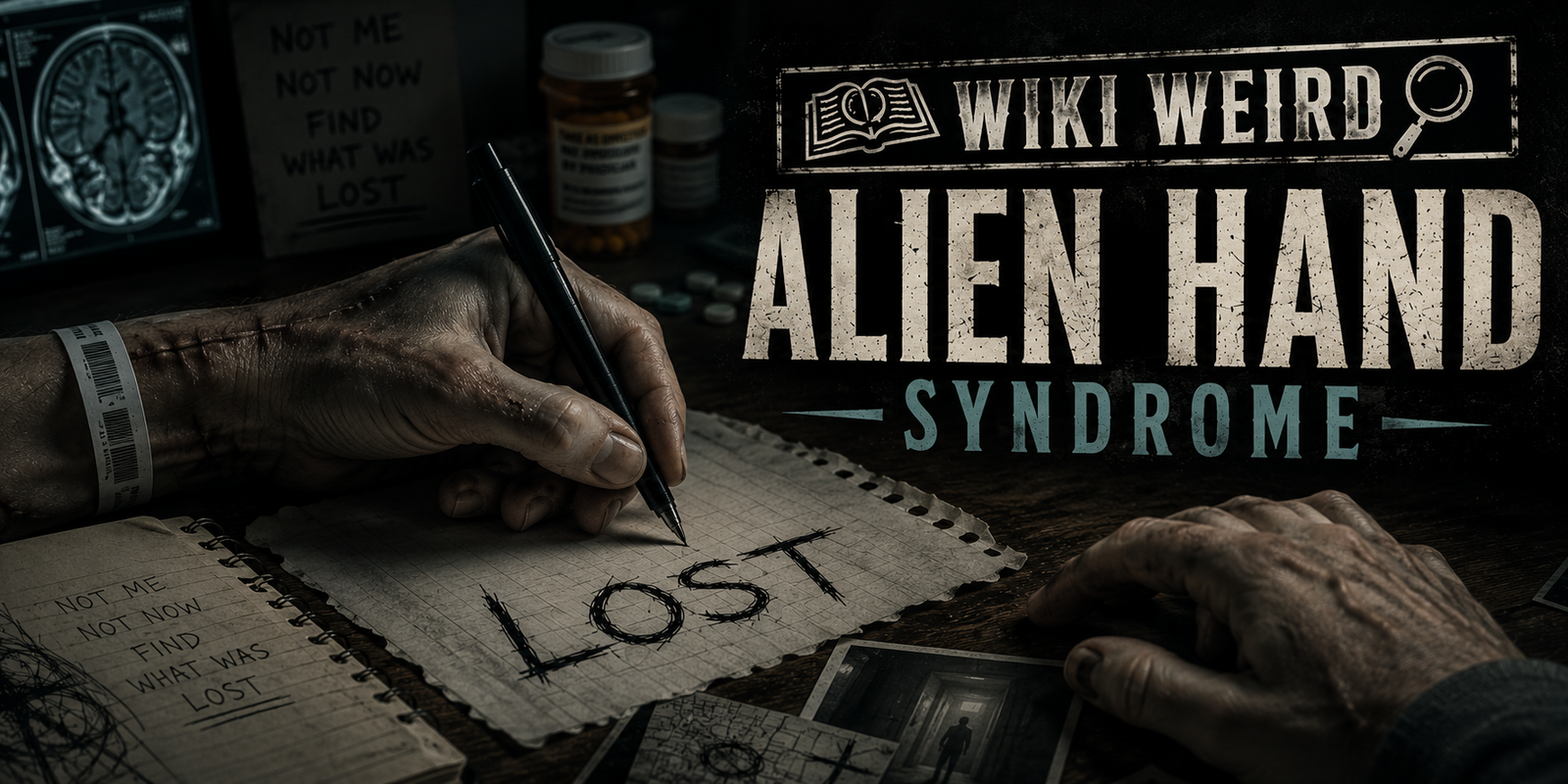 Cover art for Wiki Weird: Alien Hand Syndrome, a wiki weird scenario on AI Dungeon