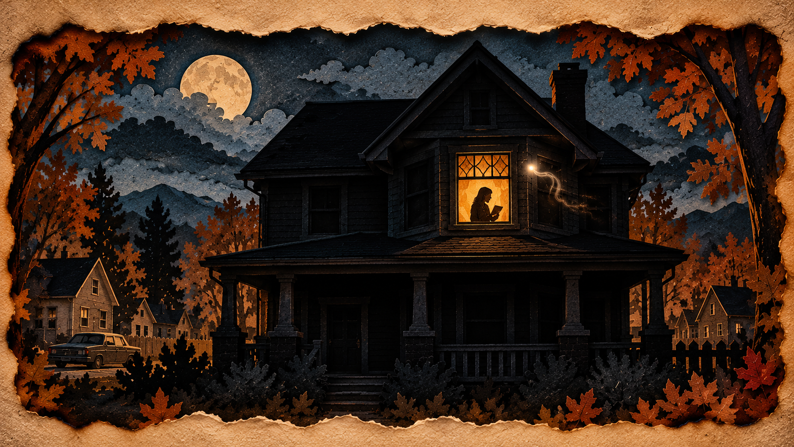 Cover art for Home Sweet Home, a paranormal scenario on AI Dungeon