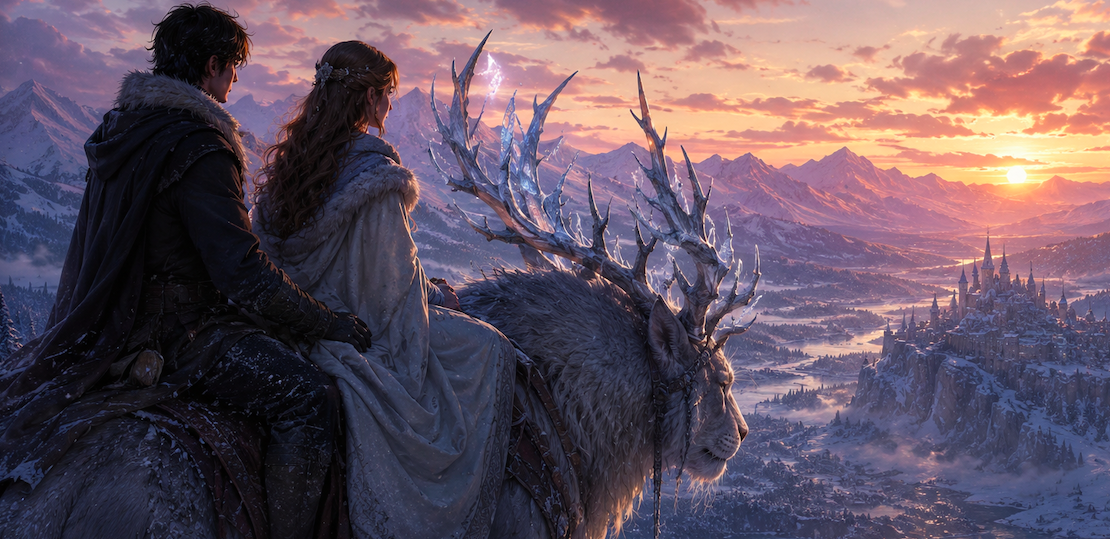 Cover art for What Frost Cannot Bury, a magic scenario on AI Dungeon