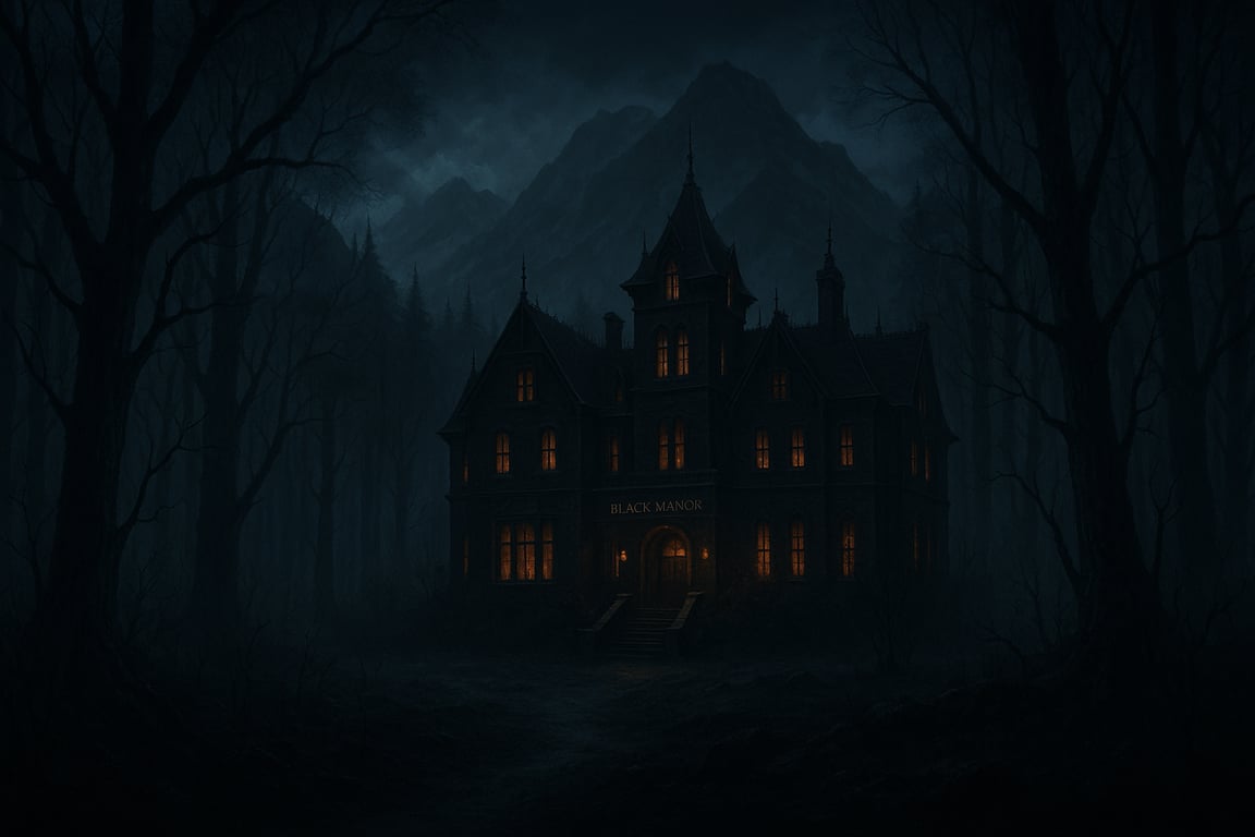 Cover art for Black manor, a mansion scenario on AI Dungeon