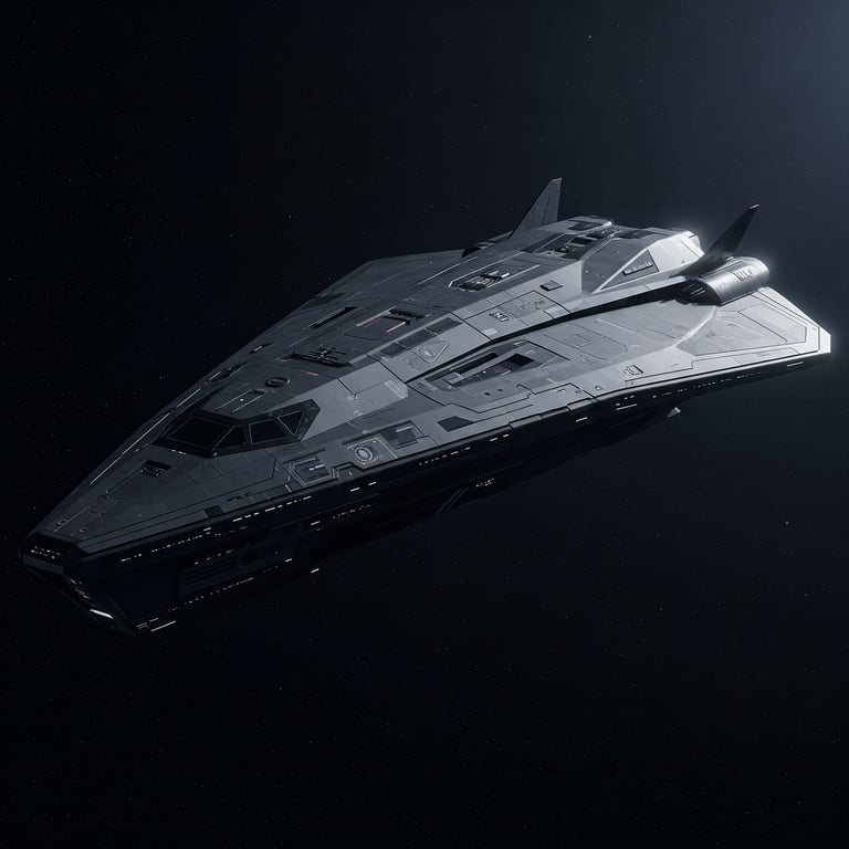 Cover art for The Space Carrier, a space scenario on AI Dungeon