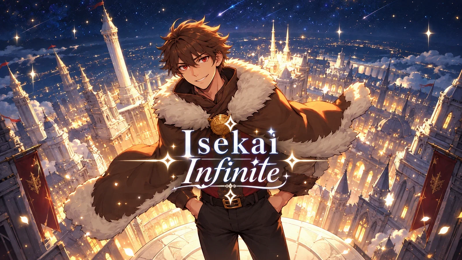 Cover art for Isekai Infinite: Evolution, a fantasy world on Voyage
