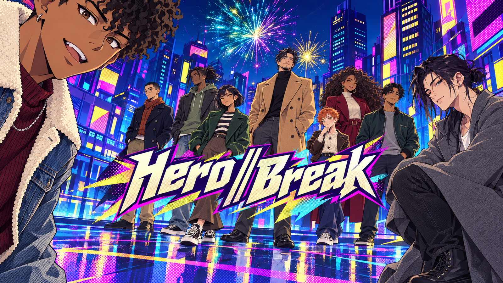Cover art for HERO//BREAK, a modern world on Voyage