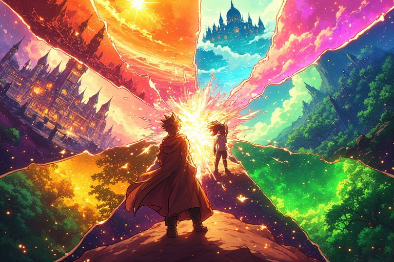 Cover art for Infinite Leveling, a reincarnation scenario on AI Dungeon